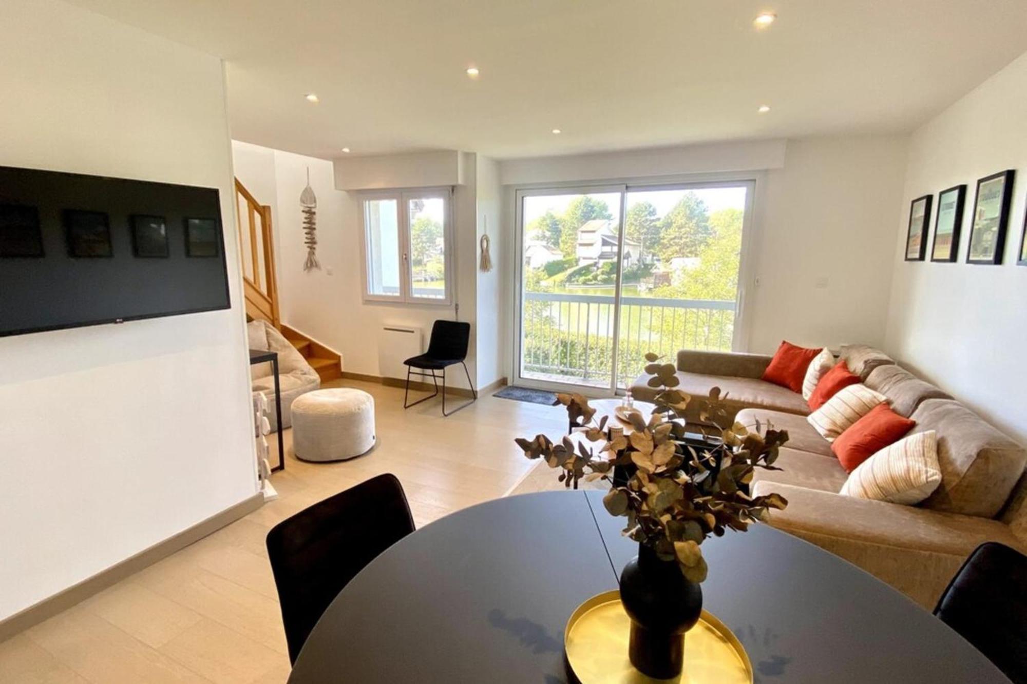 Superb Duplex With Lake View For 6 People Le Touquet Buitenkant foto